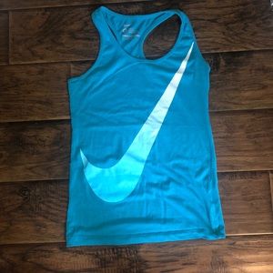 Teal Nike work out tank top